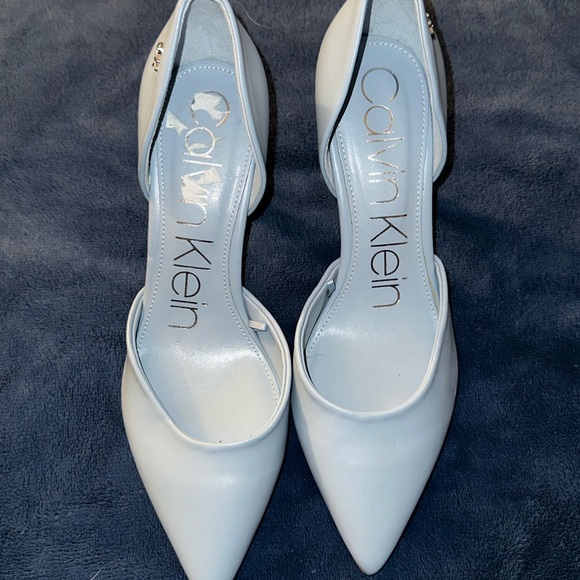 Calvin Klein Women's Light Blue Heels - Picture 1 of 3